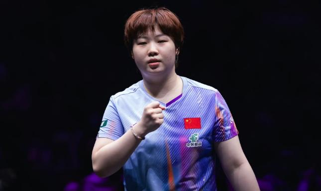 蒯曼世界杯的压力比较大，如果这一次世界杯不能进决赛的话，她年初世界第五的排位恐怕