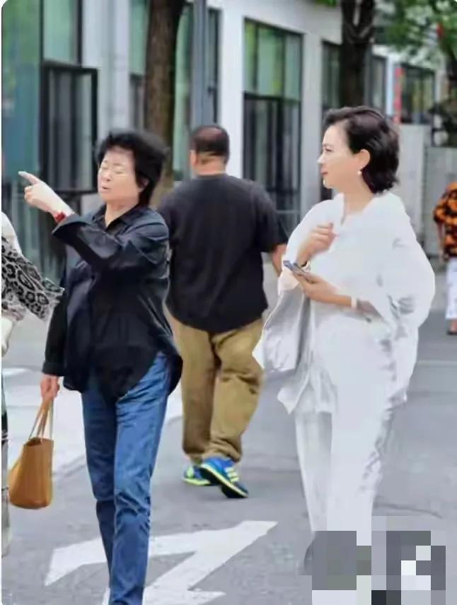 67岁的李玲玉陪87岁老母亲逛街，这画面太温馨了。更让人惊叹的是，她们的实际年龄