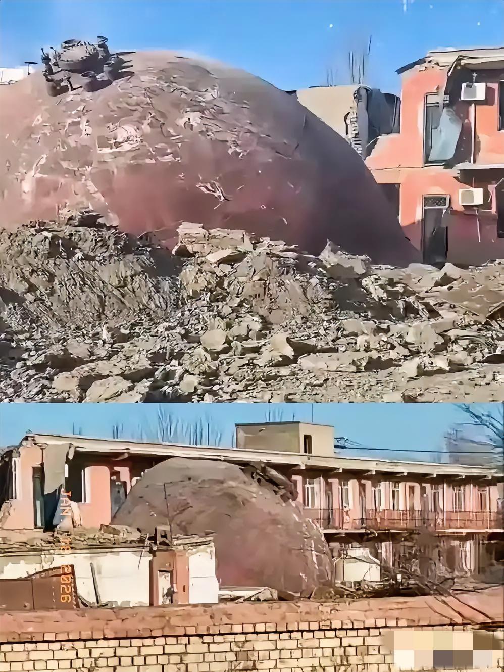 真是幸运！包钢附近的一个居民家庭，周末全家出去遛弯。没想到回来后见自家院子砸了