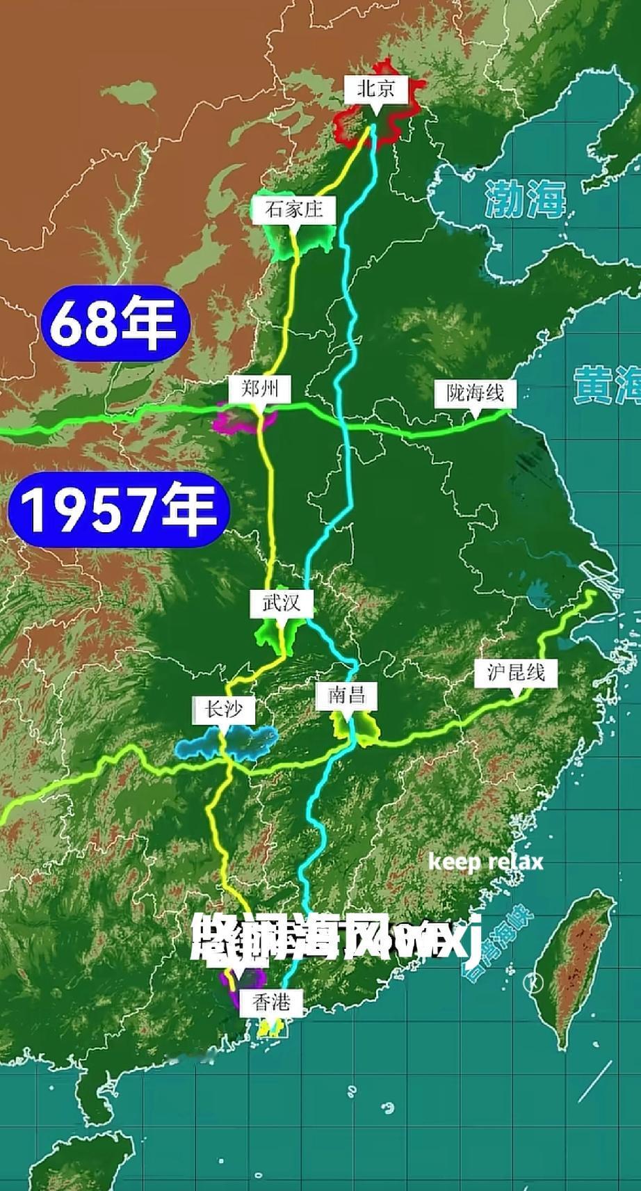 为什么京九铁路里程更长，综合实力却不及京广铁路呢！2407公里的京九铁路和22