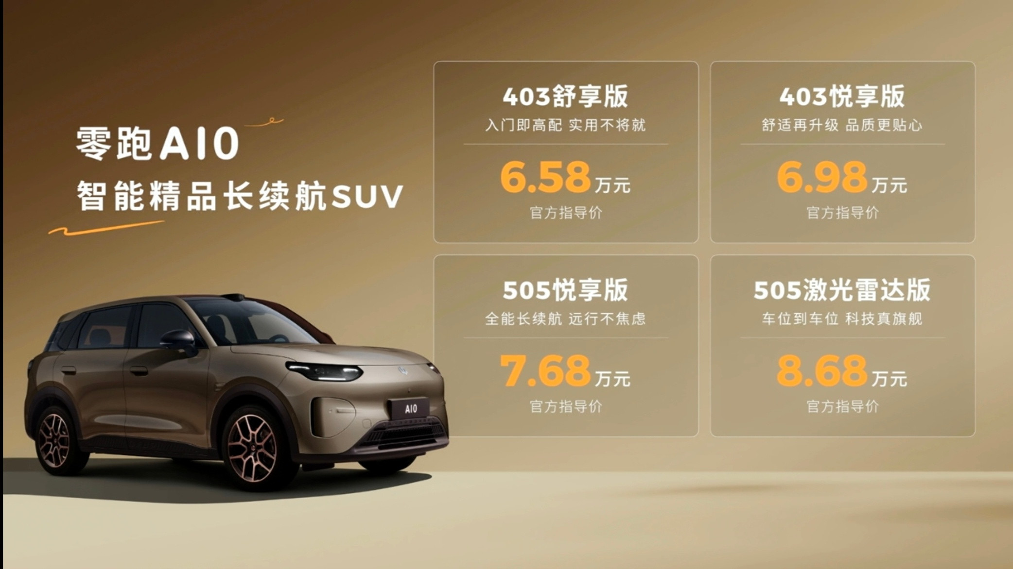 6.58-8.68万的零跑A10可以说是杀疯了基础参数：4270*1810*1