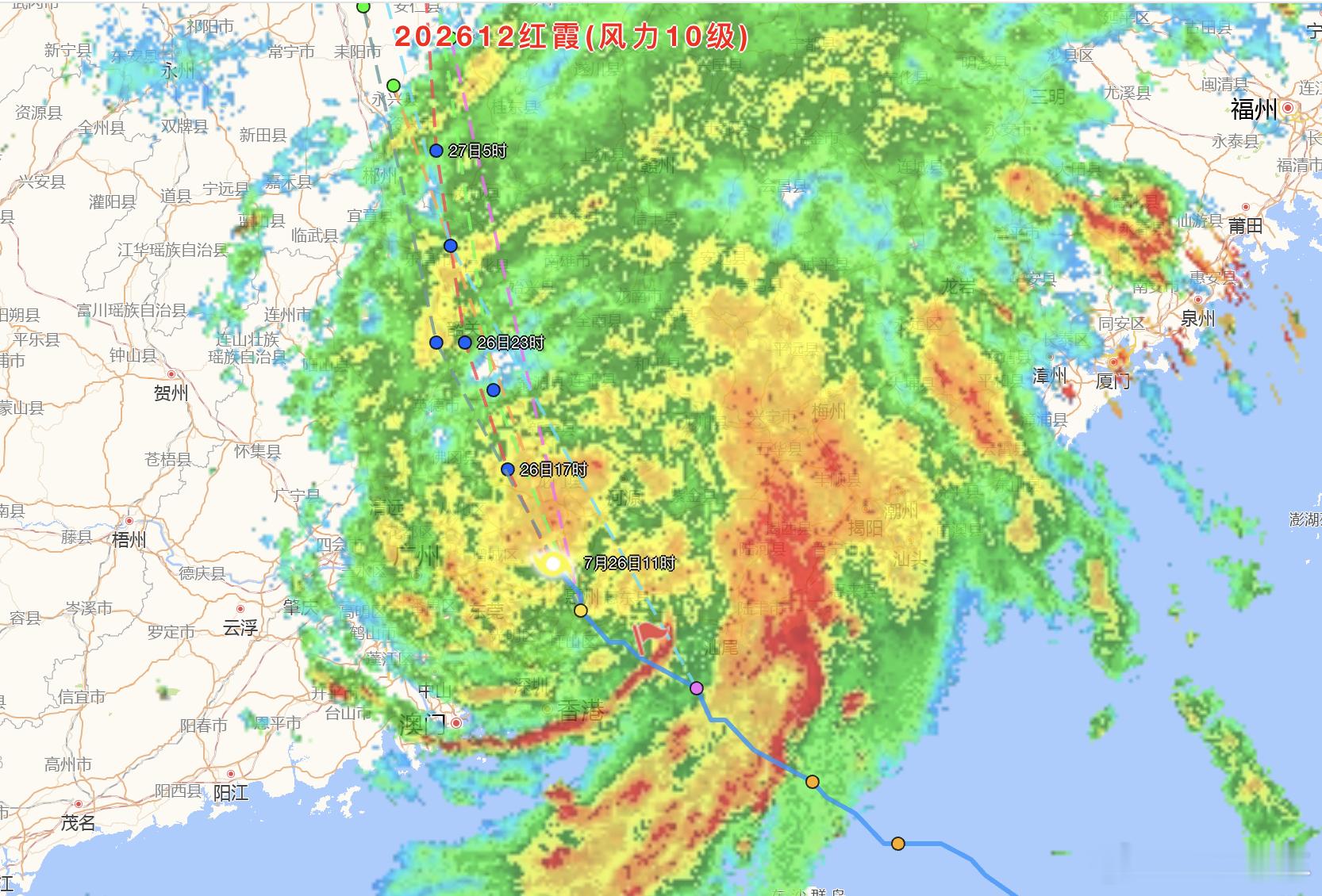深圳台风预警升级至红色深圳台风预警升至最高级台风中心已经离开深圳到了惠州境内