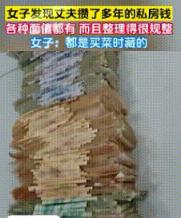 “解释不清了！”10日报道，山东青岛妻子正收拾阳台旧物，一随手翻开个贴满胶带的