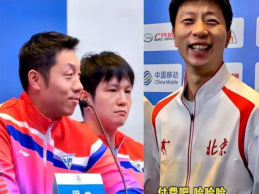 许昕一句话，旁边樊振东的脸都僵了。2021年东京奥运会采访，许昕张口就是：“
