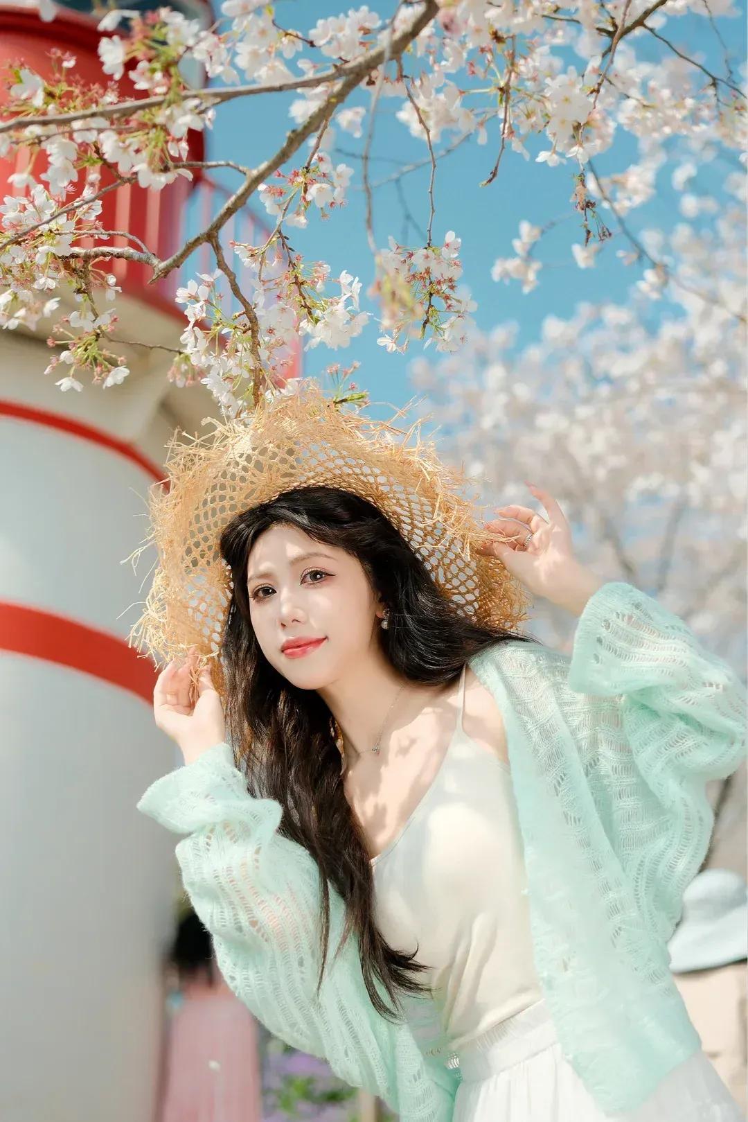 春樱盛处绿影悠悠