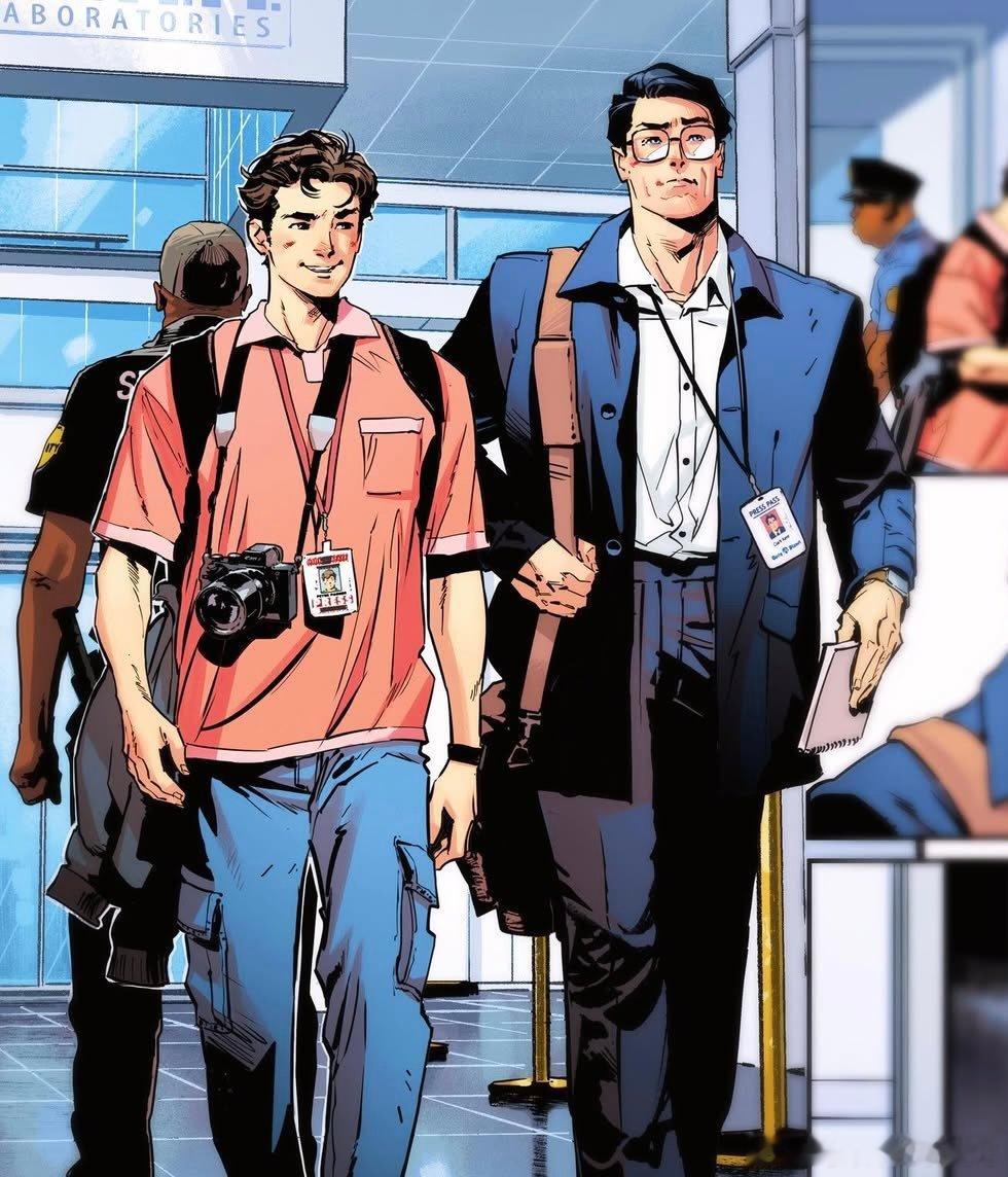 蜘蛛侠和超人竟然画了联动漫画，好想看这两位的联动电影🥹春节档马上有戏