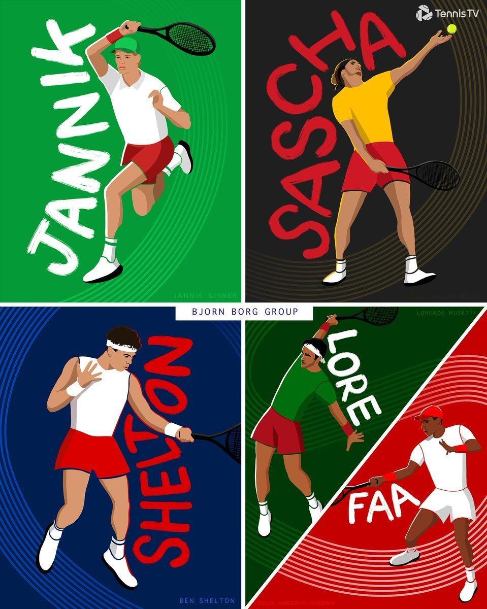 ATP总决赛分组揭晓，阿卡与参赛前景未明的德约（一旦退赛大概率由穆塞蒂顶替），以