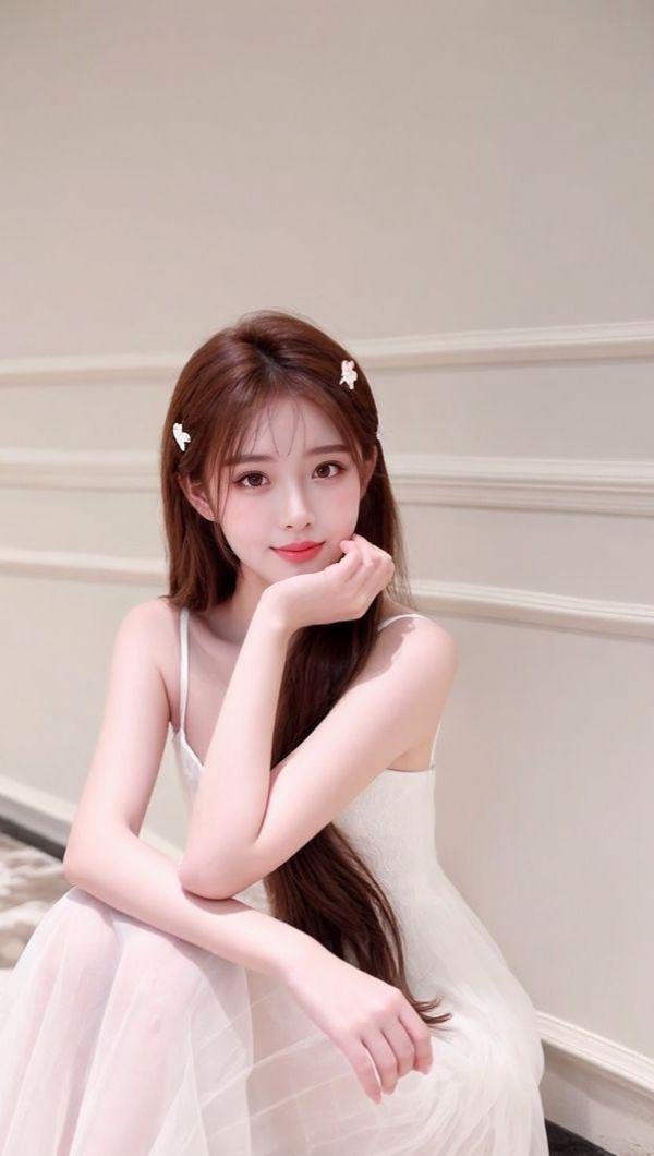AI柔纱少女照 ai创作 原来ai写真可以这么美  谁拍谁好看 美出高级感