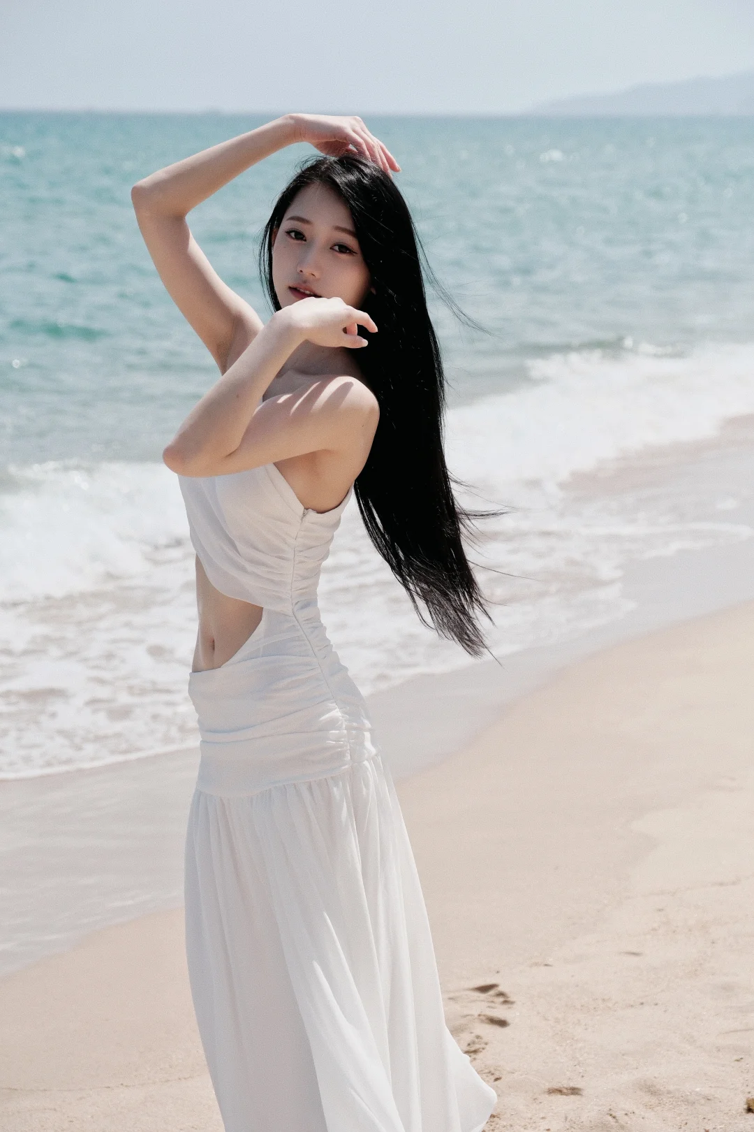 又在海边见面啦