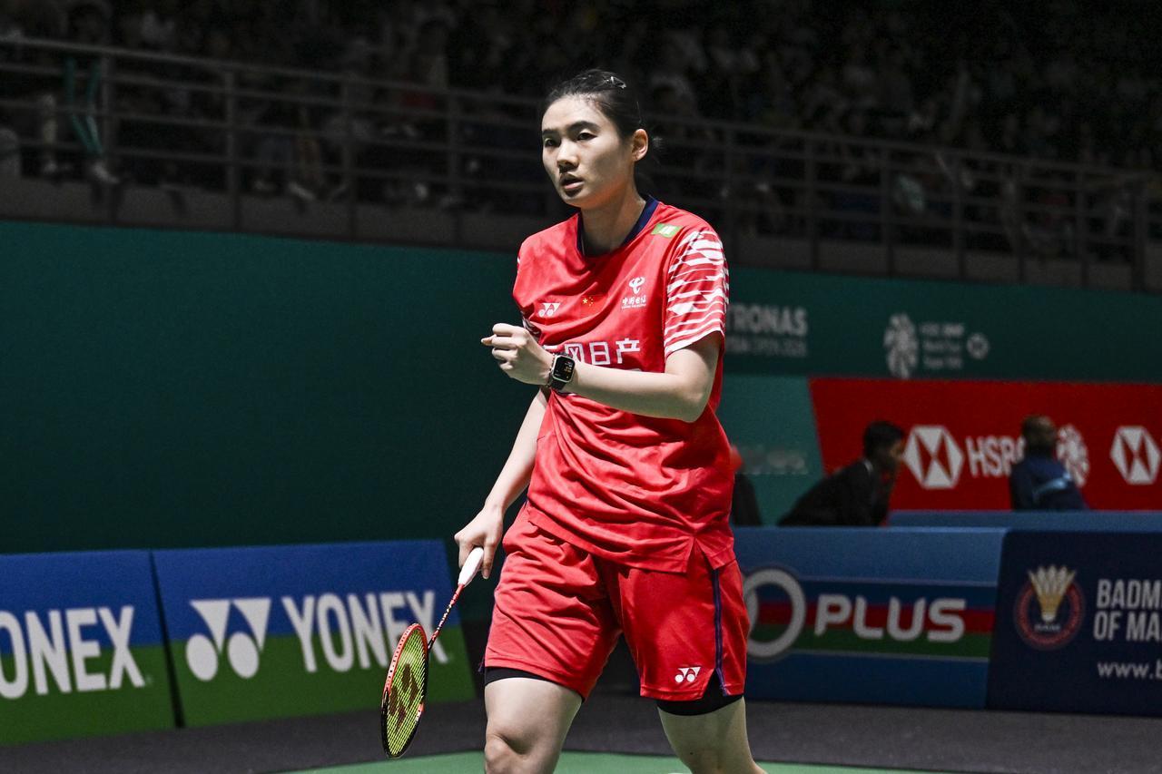 刚刚结束了一场2026日本羽毛球公开赛女单1/8决赛，女单世界排名第5的囯羽选手