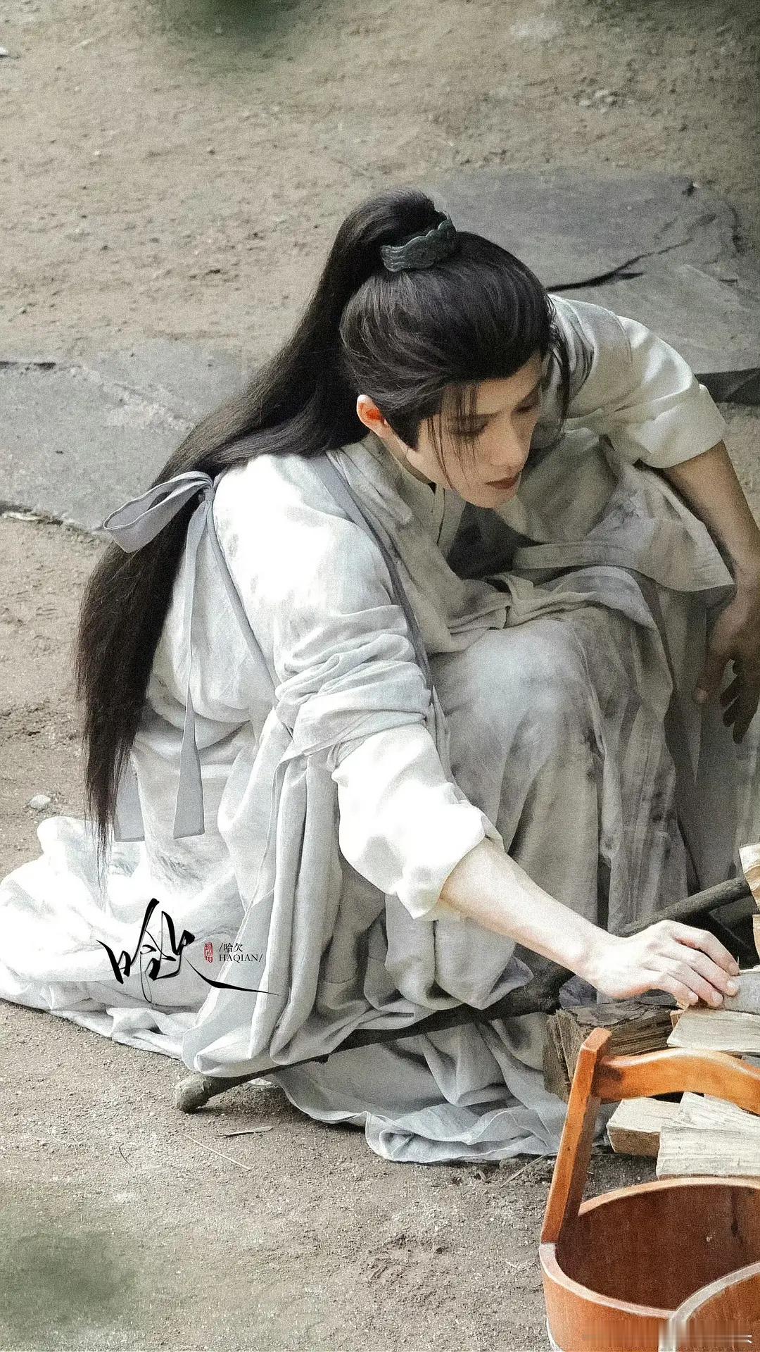 都来感受水墨画仙子🦔