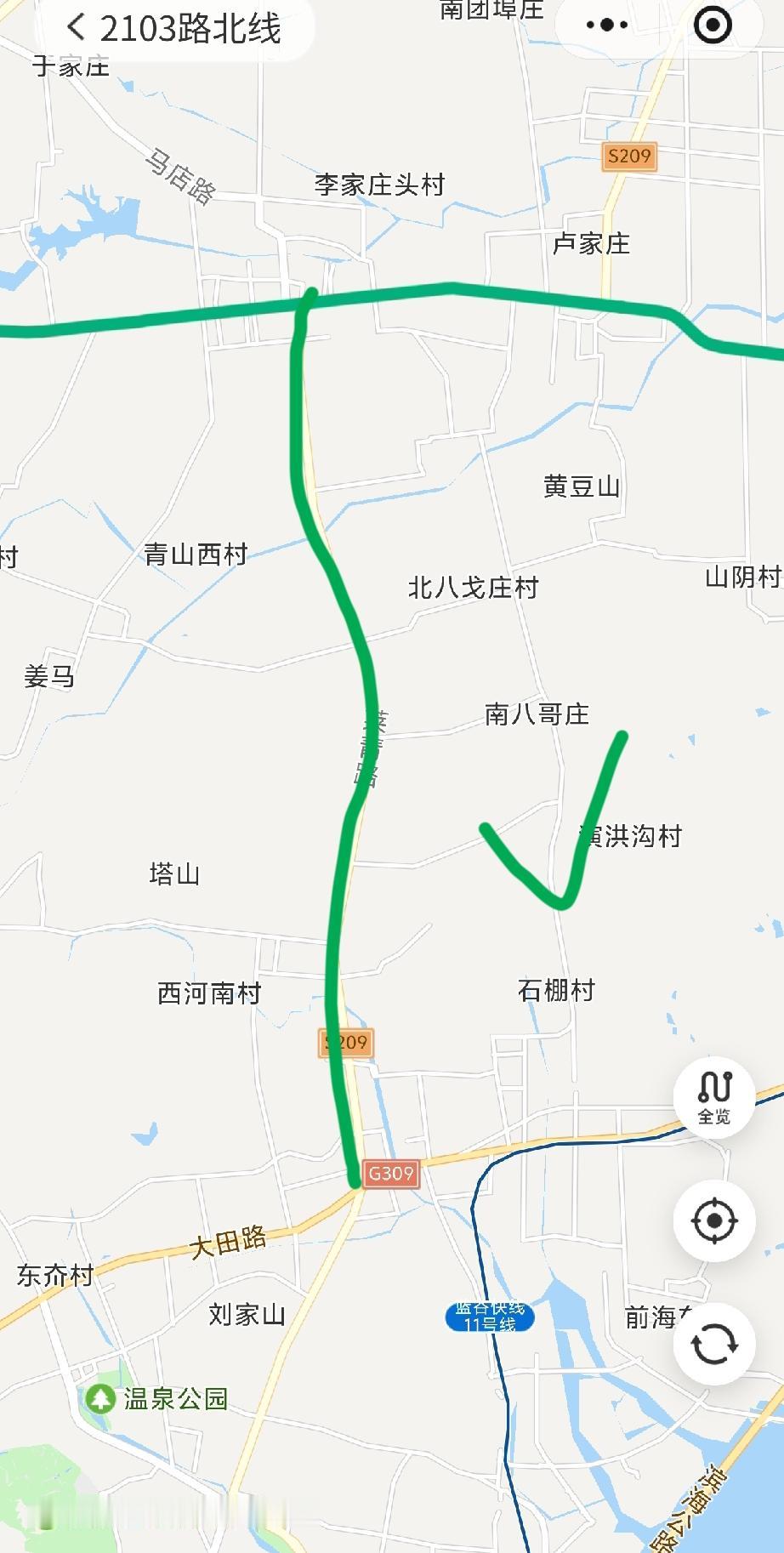 因S209蓬黄线即墨段（莱青路S309田高线至G309青兰线）大修施工已全部完成