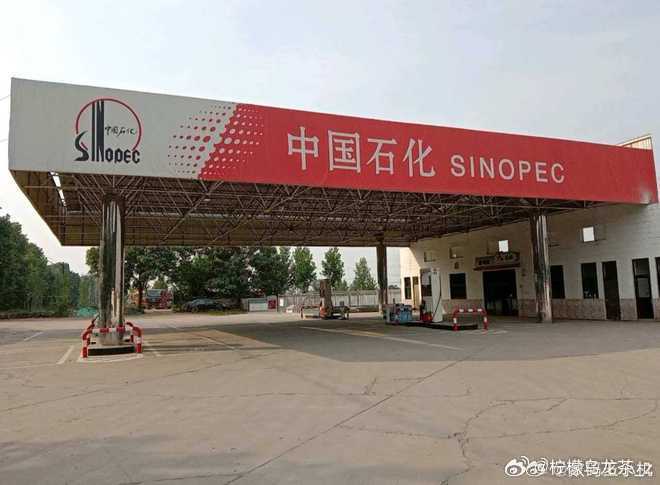 中园石化碰瓷中国石化好家伙，这都行？一般人也不会太注意看这个吧。居然有人敢仿照大