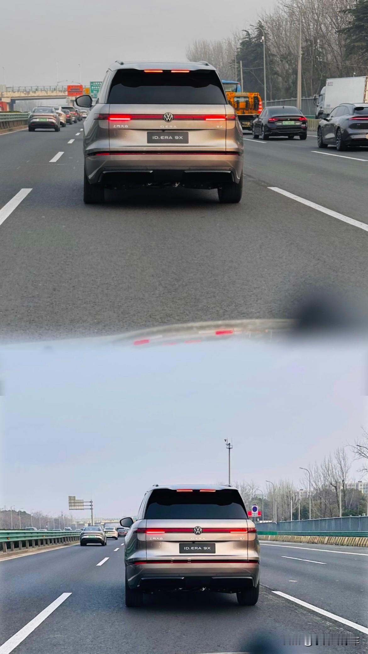 远处一看还以为是大众途昂没想到竟然是上汽大众的新能源车而且还是增程的不由得