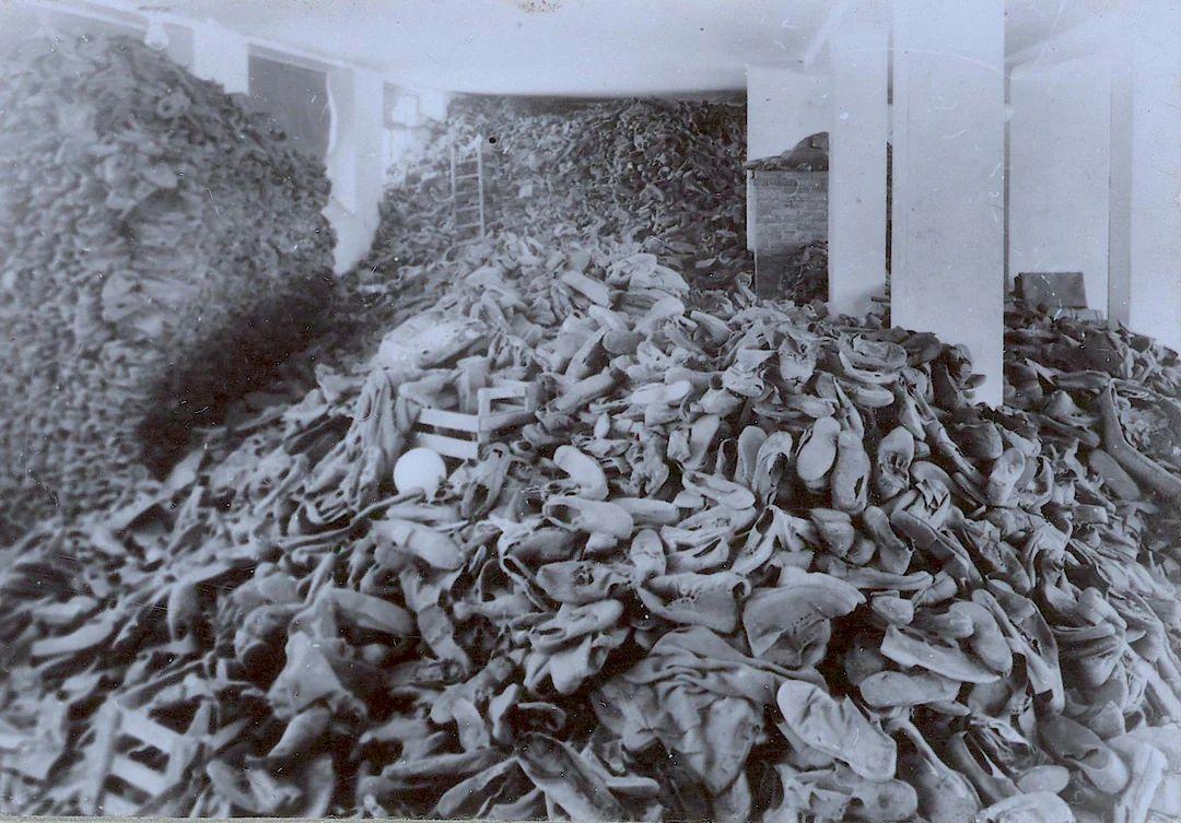 1944年，被占领的波兰，奥斯维辛集中营，其中一个仓库里堆满了受害者的鞋子，一直