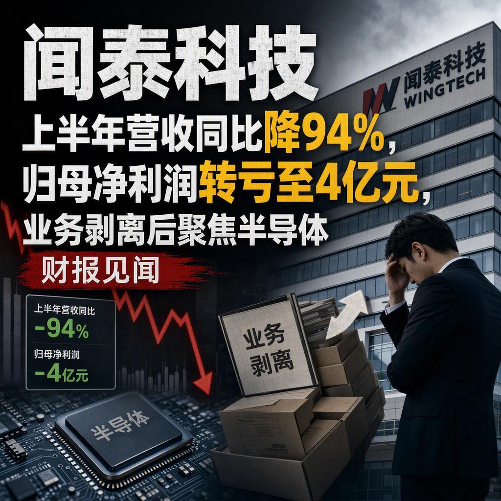 闻泰科技上半年营收骤降94%，背后是一场早已预见的业务重构。剥离产品集成业务后