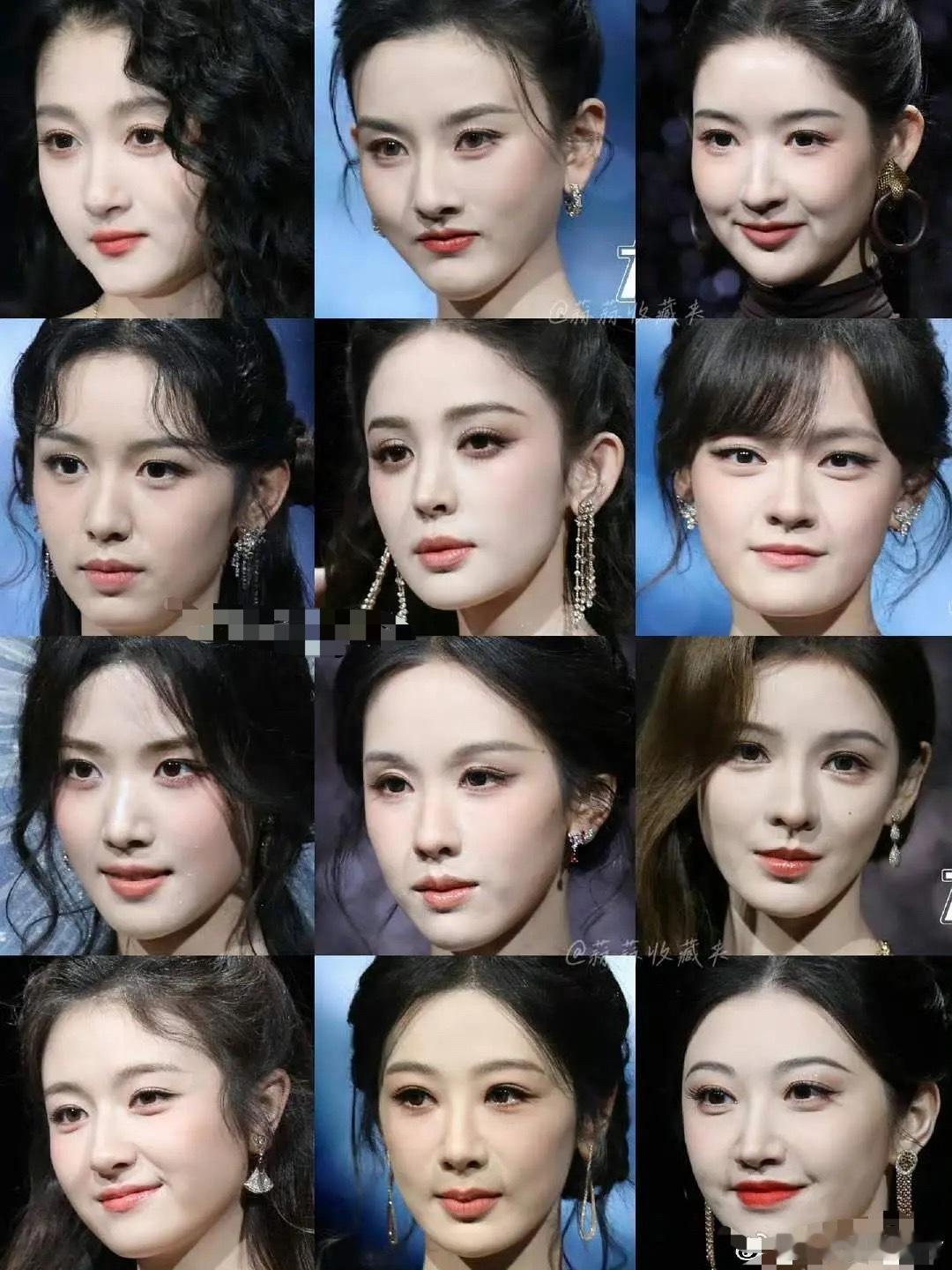 女明星们现在都流行超大直径美瞳吗