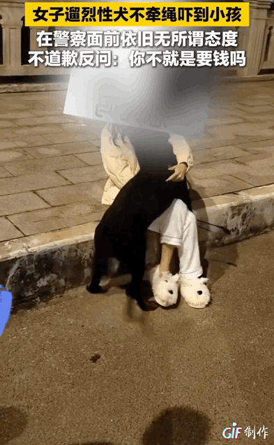 这下好了，全国都知道你有钱了！江苏女子遛狗不牵绳，狗突然蹿出来把小孩吓得胸口疼