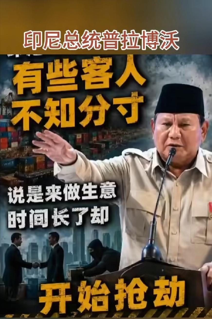 当众阴阳中资！印尼总统诛心式发言，他忘了历史血泪，也忘了谁在帮他！当年排华血泪还