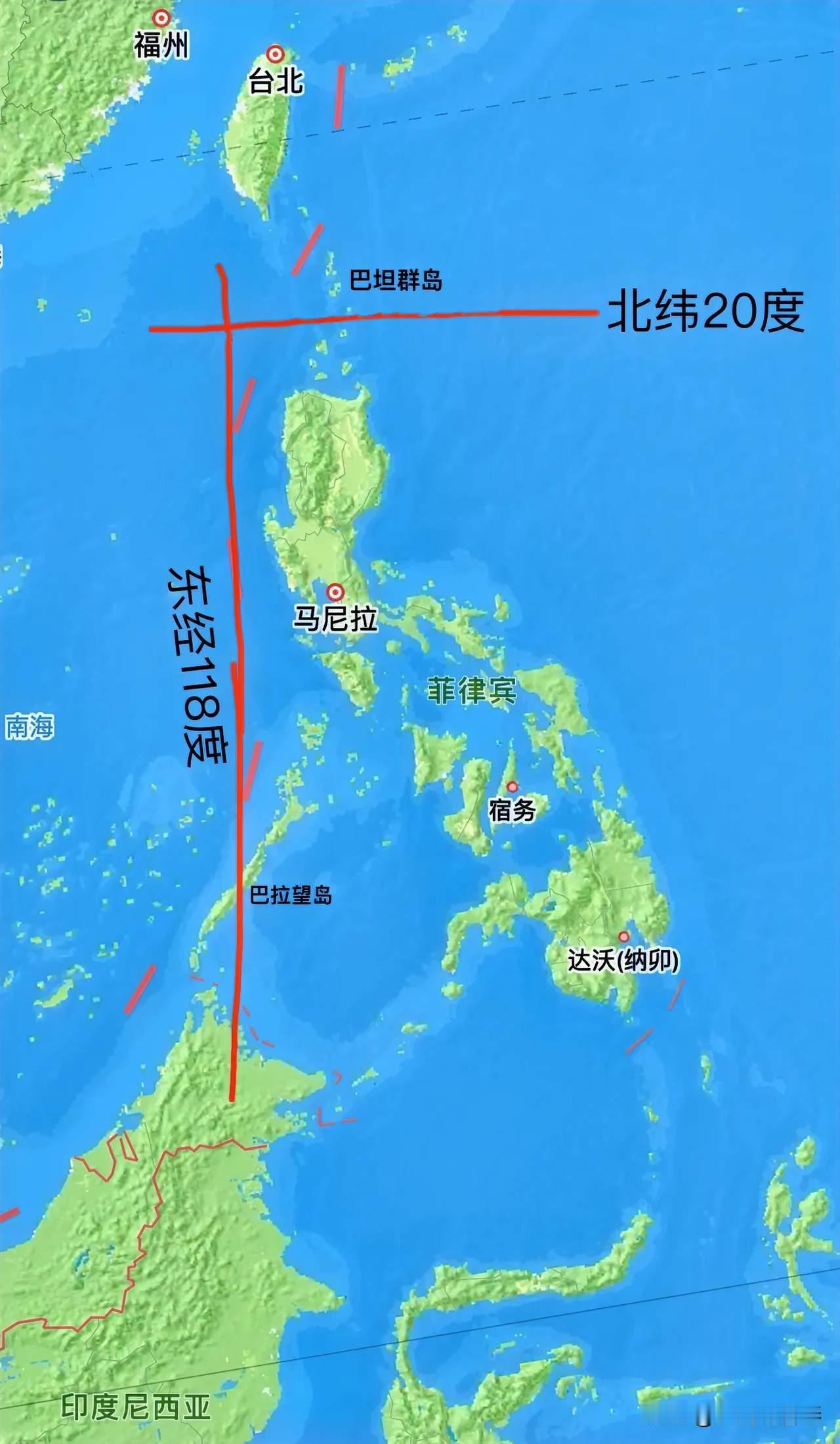 巴坦群岛，面积230平方公里(其中最大岛屿90多平方公里)，与我国台湾省的兰屿不
