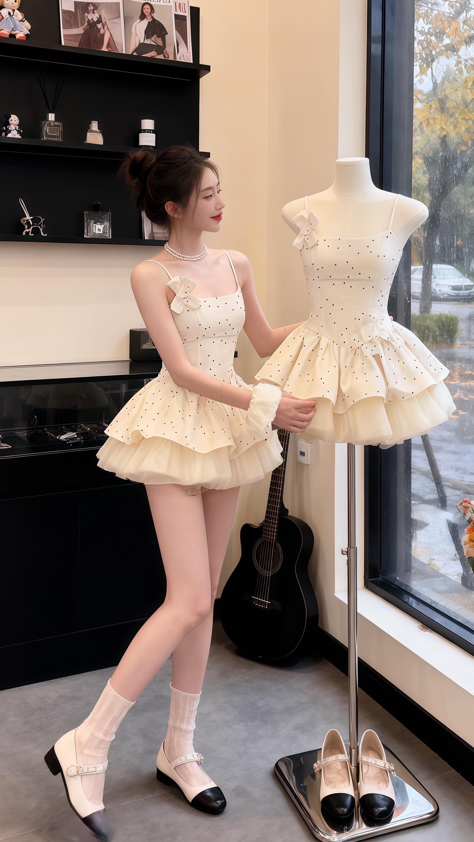 甜美穿搭 约会穿搭 公主裙 裙子穿搭 裙子控