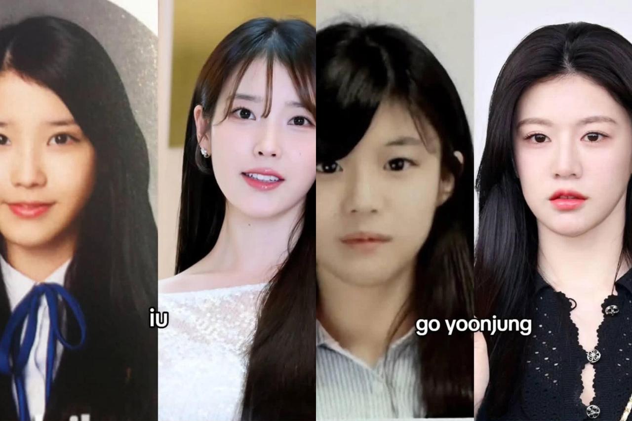 韩国女艺人学生时期和现在变化真的很大。就说金泰希，学生时期的她长相清纯，带着学生