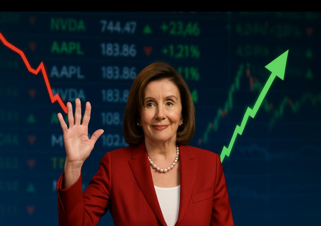 美媒报道称，美国众议院前议长佩洛西在国会任职期间，通过股票交易获利超过1.3亿美