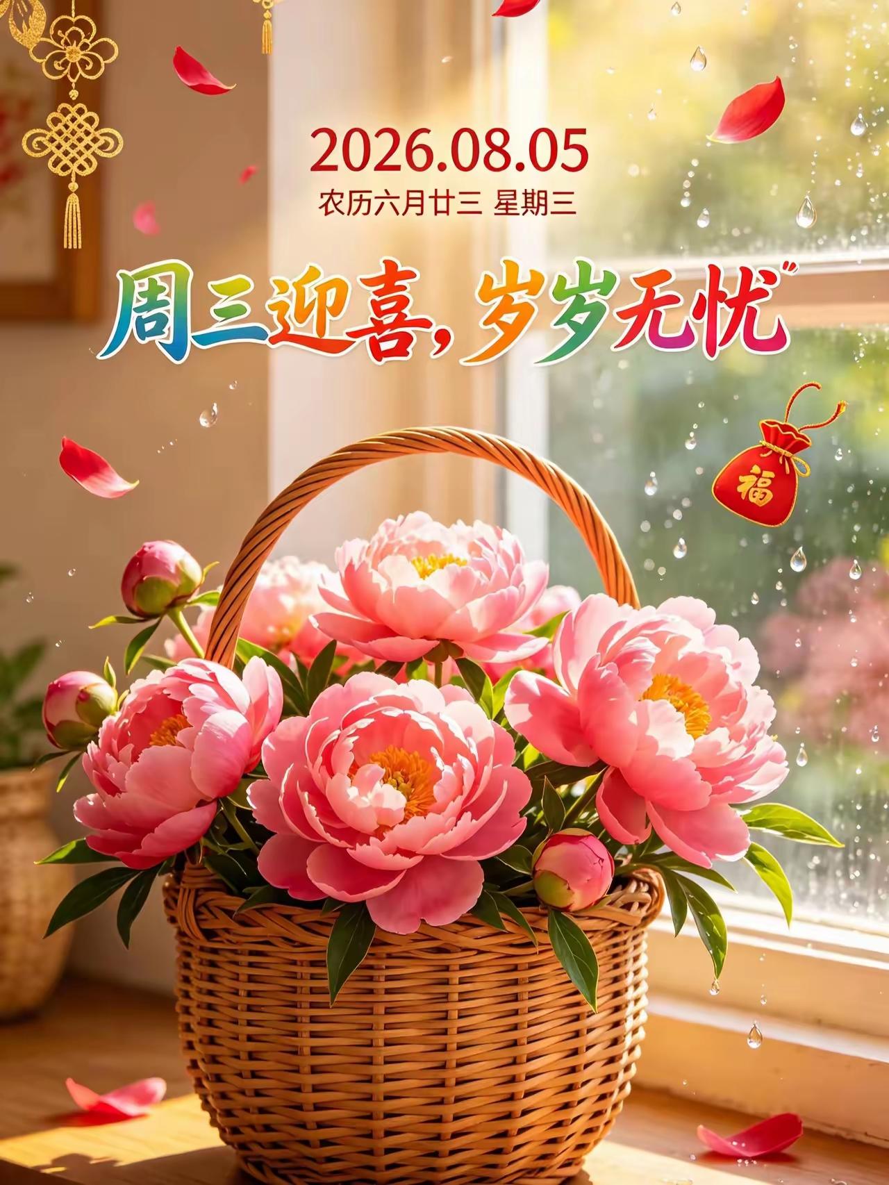 8'5日🌹🍎早上好♥️🌹送走晚霞，迎来日出，愿我们：样样好，越来越好！[