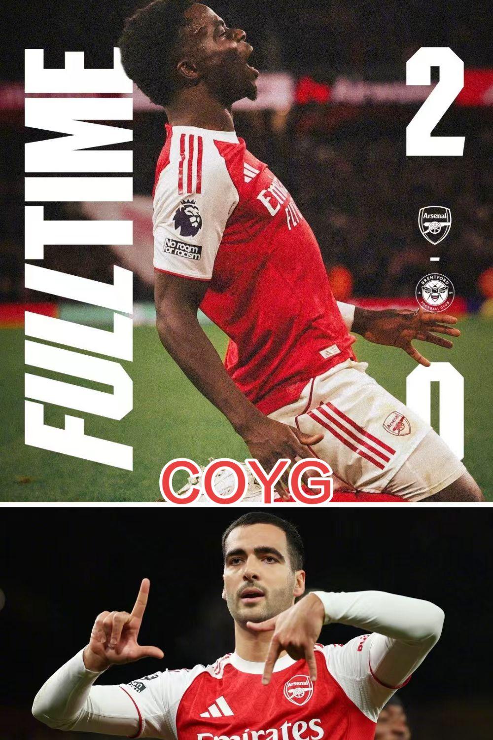 梅超锋传射建功，萨卡补时锁定胜局。梅里诺真是太功能性了，头球技巧高超，还有致命