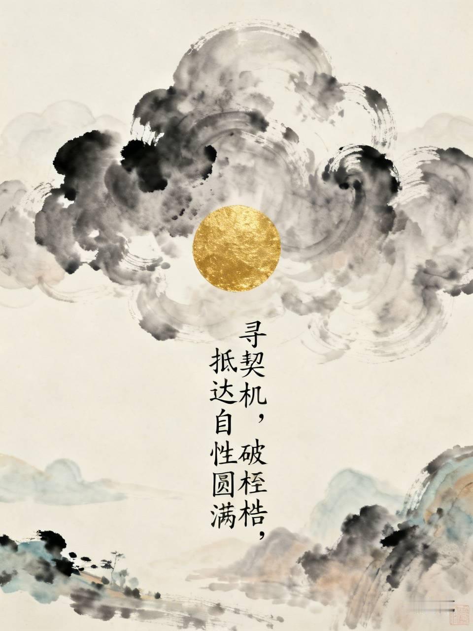 寻契机，破桎梏，抵达自性圆满修行漫漫，不断打磨心念、修正言行，褪去一层又一
