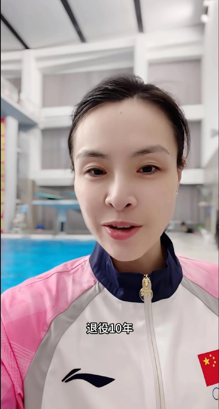 退役10年，吴敏霞带着女儿复刻经典跳水刷到吴敏霞的新动态也太惊喜了！🥳