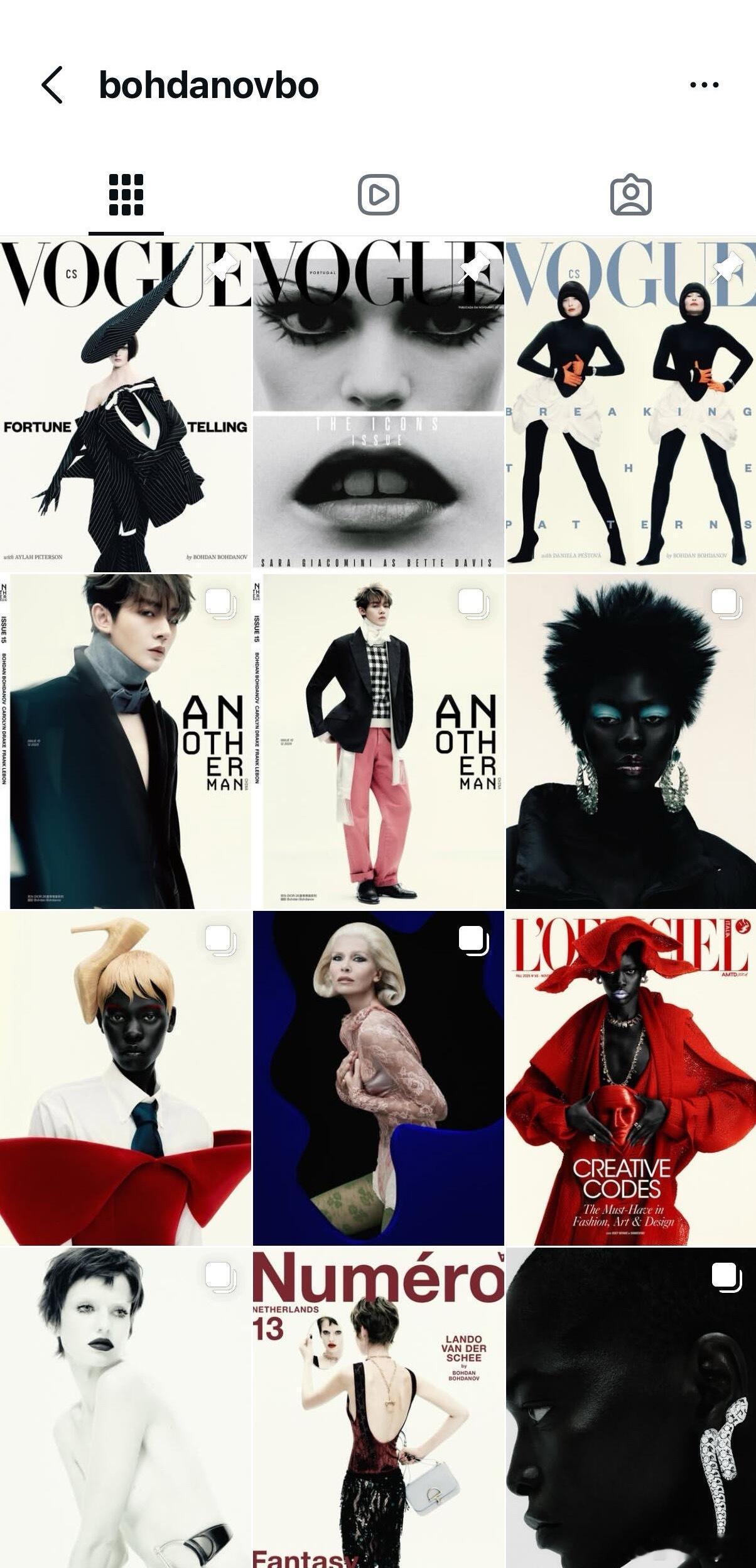 摄影师ins再发邓为封面，乌克兰籍时尚摄影师bohdanbohdanov，常