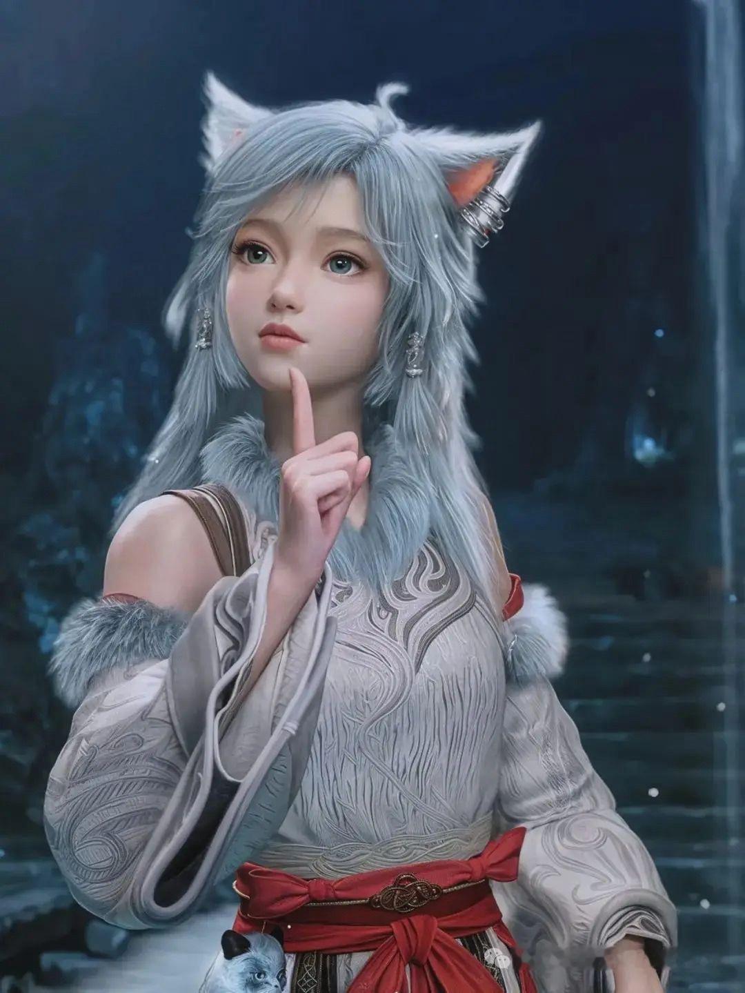 凡人修仙传银月【精致美图】小姑娘现在这么可爱，以后绝对是大美人！​​​