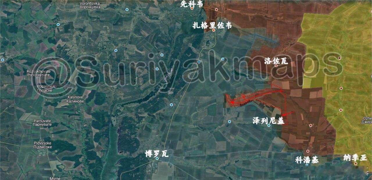 俄乌局势新进展suriyak更新7.11俄乌局势1、博罗瓦：当俄军在泽列尼盖以