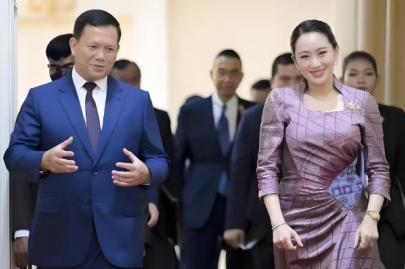 洪森家族在柬埔寨的势力远大于他信家族在泰国的实力，但他信的女儿佩通坦却比洪森的儿