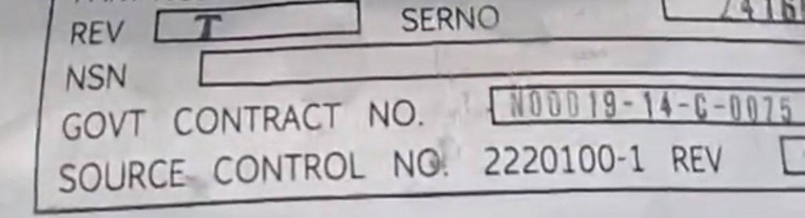 攻击伊朗学校的那枚导弹证实为“战斧”BlockIV，序列号为N00019-14