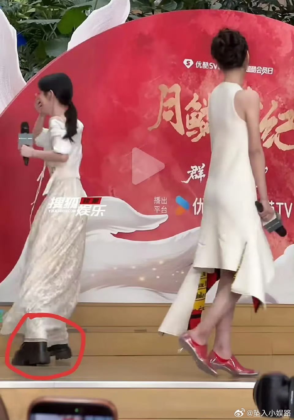 陈都灵比鞠婧祎高好多呀