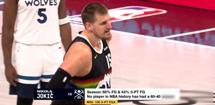 真是恐怖!约基奇本赛季60%命中率&43%三分命中率此前无一人做到最近刷到个