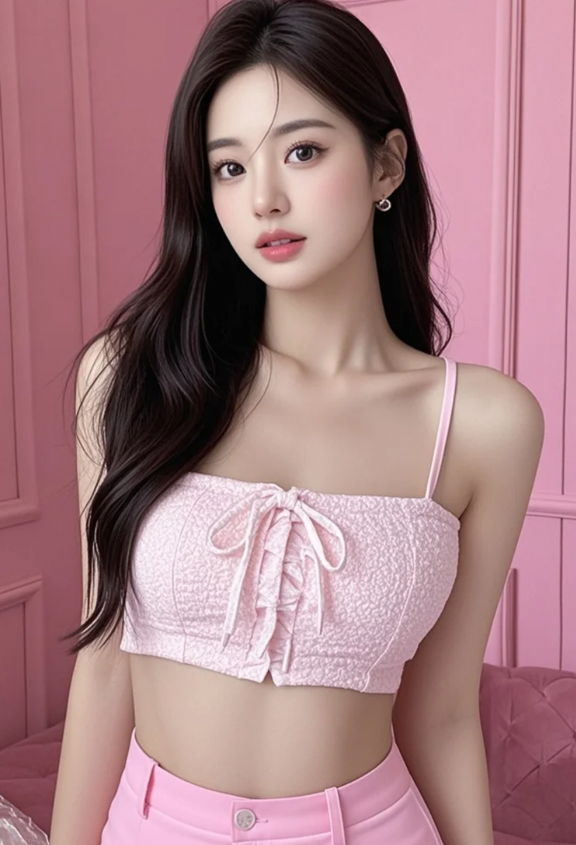 谁说粉色只能是少女风？她穿出了高级感