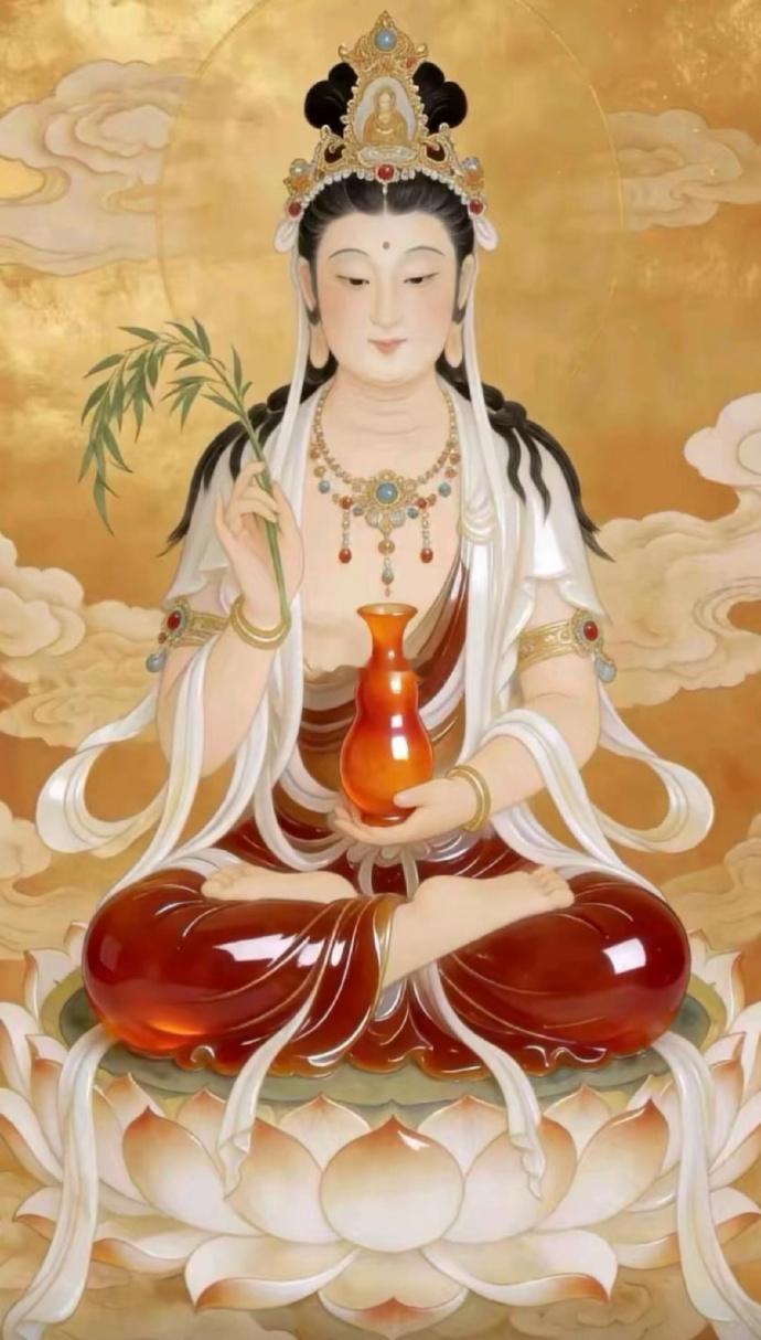 刷到观世音菩萨请不要无视，真的很灵！