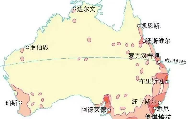 地广人稀不是懒，是水土气路全不凑手，澳洲到底还能住多少人。澳洲769万平方公