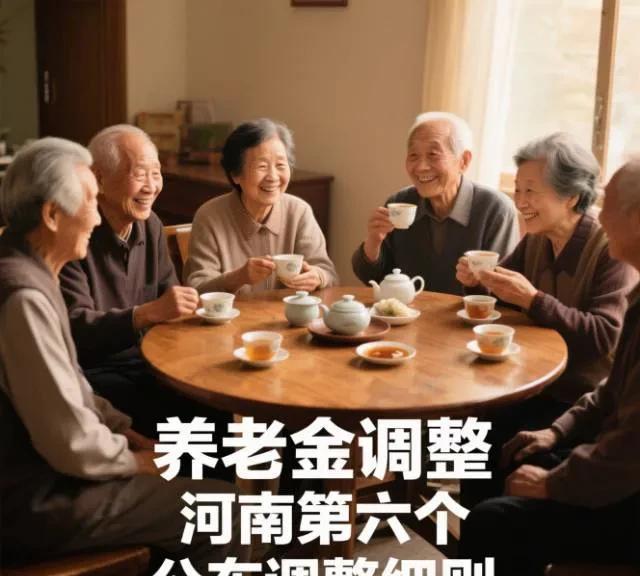 河南今年表现积极，称得上第六个公布养老金调整细则的省份。河南作为人口大省，表现得