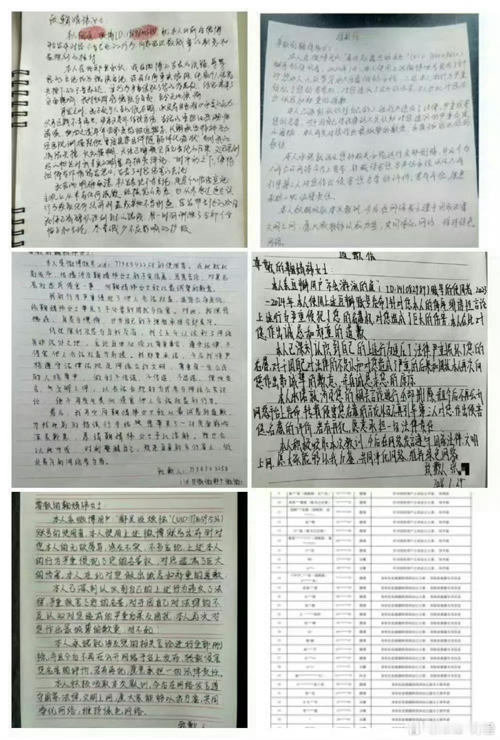 鞠婧祎告黑网络不是法外之地除非你也想练字