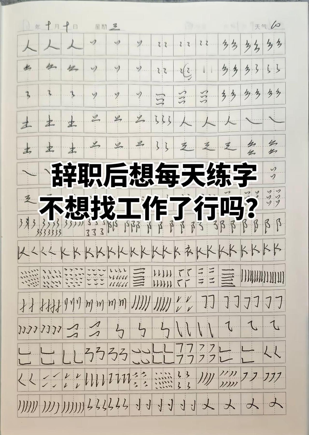 打卡练习中。基础书法常识书法基础硬笔书法基础