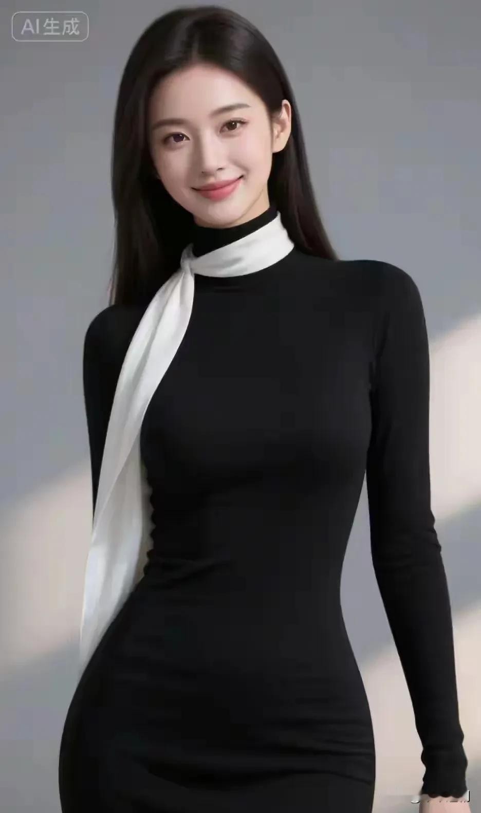 黑与白的经典碰撞，是藏在简约里的温柔与气场✨中年女性特质温柔高贵的女性