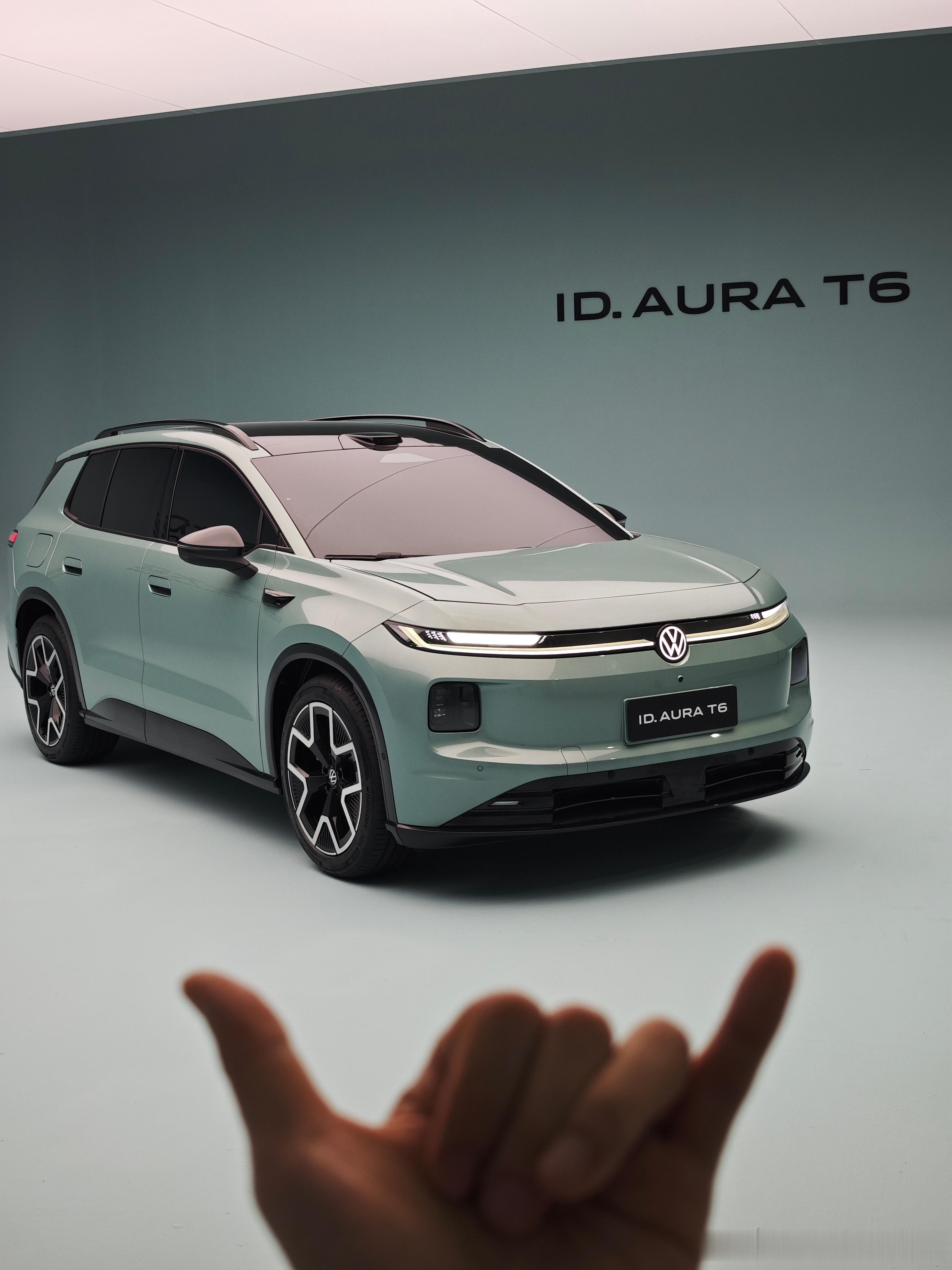 大众最新纯电SUV！这个颜值打几分？ID.AURAT6，全新CEA架构（大众