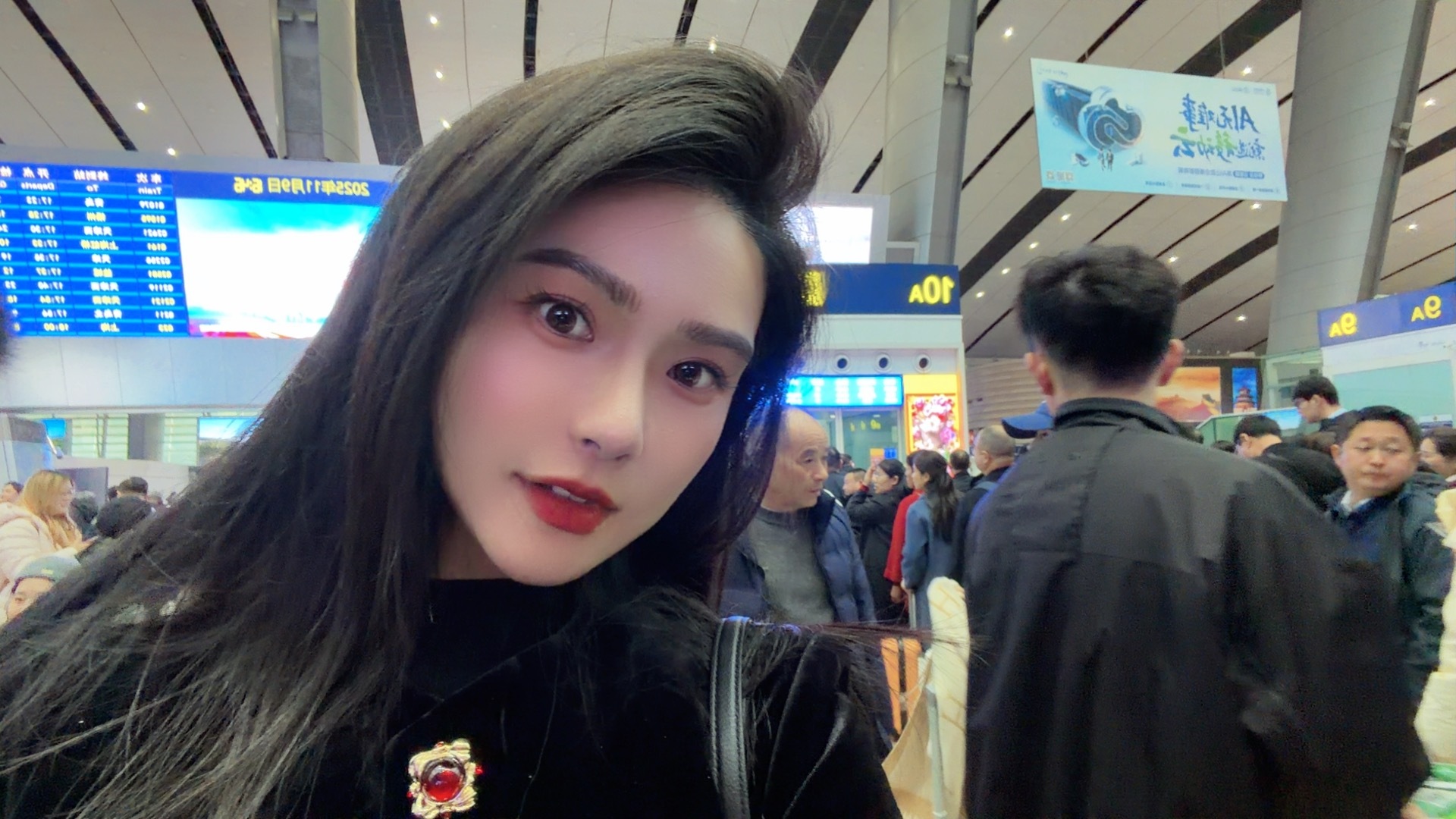 快马加鞭赶高铁🚄检票前一刻到达北京南站我感觉今天哪里的人都巨多高铁站也是挤疯了