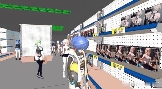 一款涉嫌非法使用米哈游旗下新作《绝区零》3D角色模型的低质量游戏《Hentai