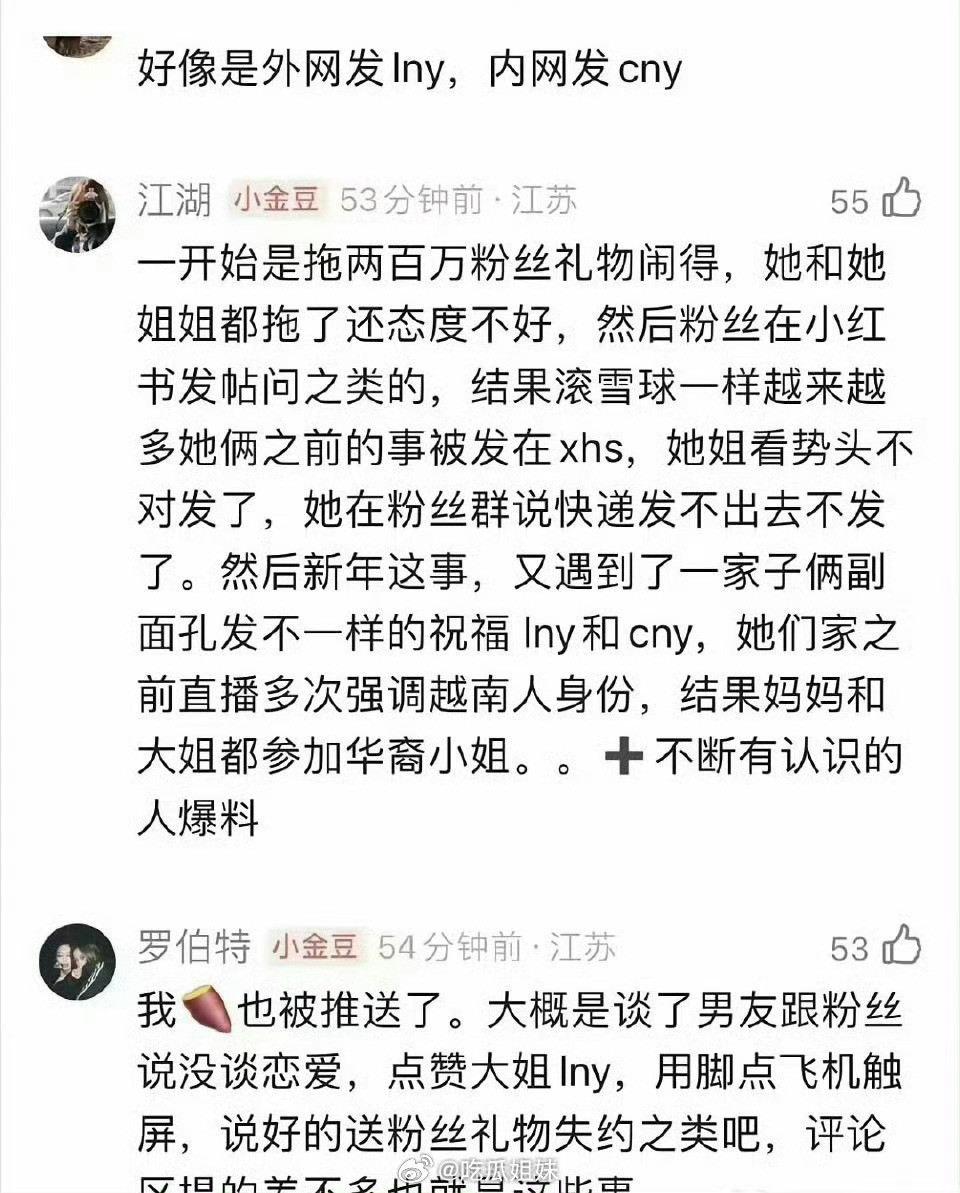 她的社交媒体评论都在叫她越南妹，感觉如果传到东南亚，越南人又要发癫了钟丽缇女儿考