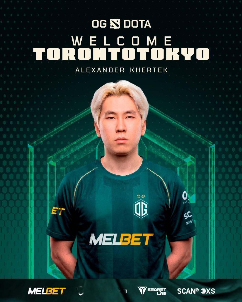 OG官宣将原三号位Nikko转为不活跃状态，老东京TORONTOTOKYO加入队